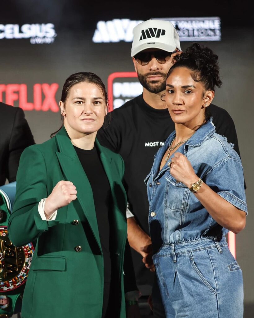 El evento del 20 de julio incluía la revancha entre Amanda Serrano y Katie Taylor por los títulos de peso súper ligero