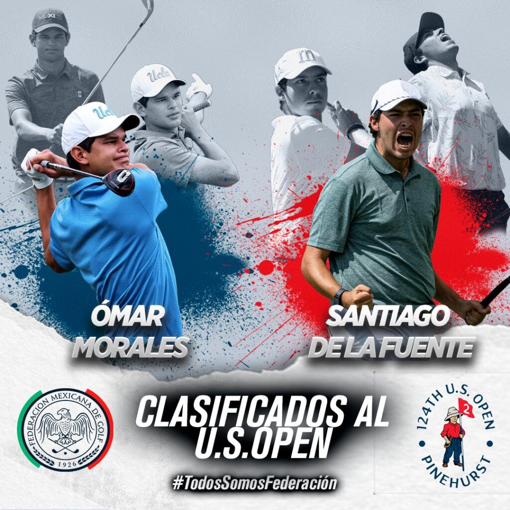 “Golfistas mexicanos en el US OPEN”