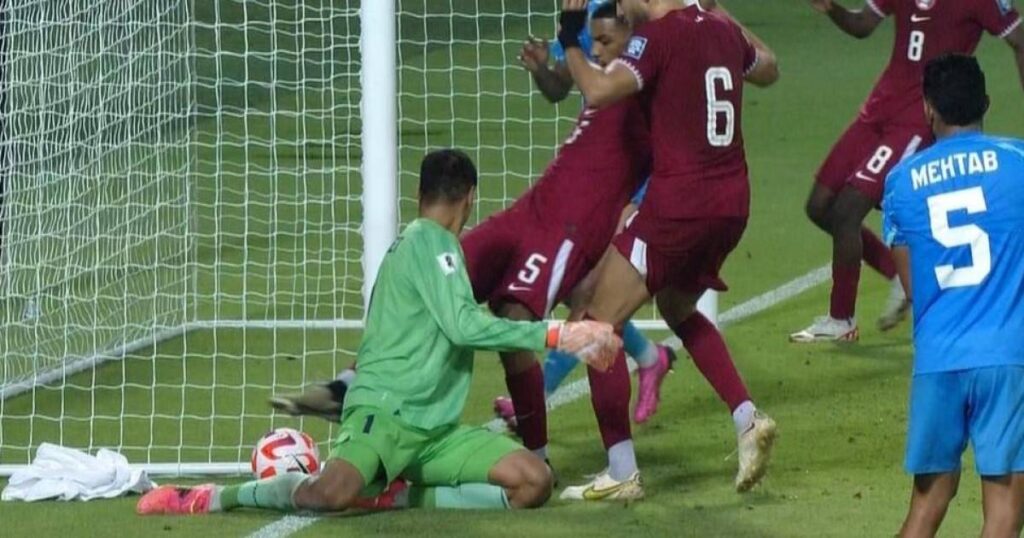 Gol polémico de Qatar deja a India fuera del Mundial 2026