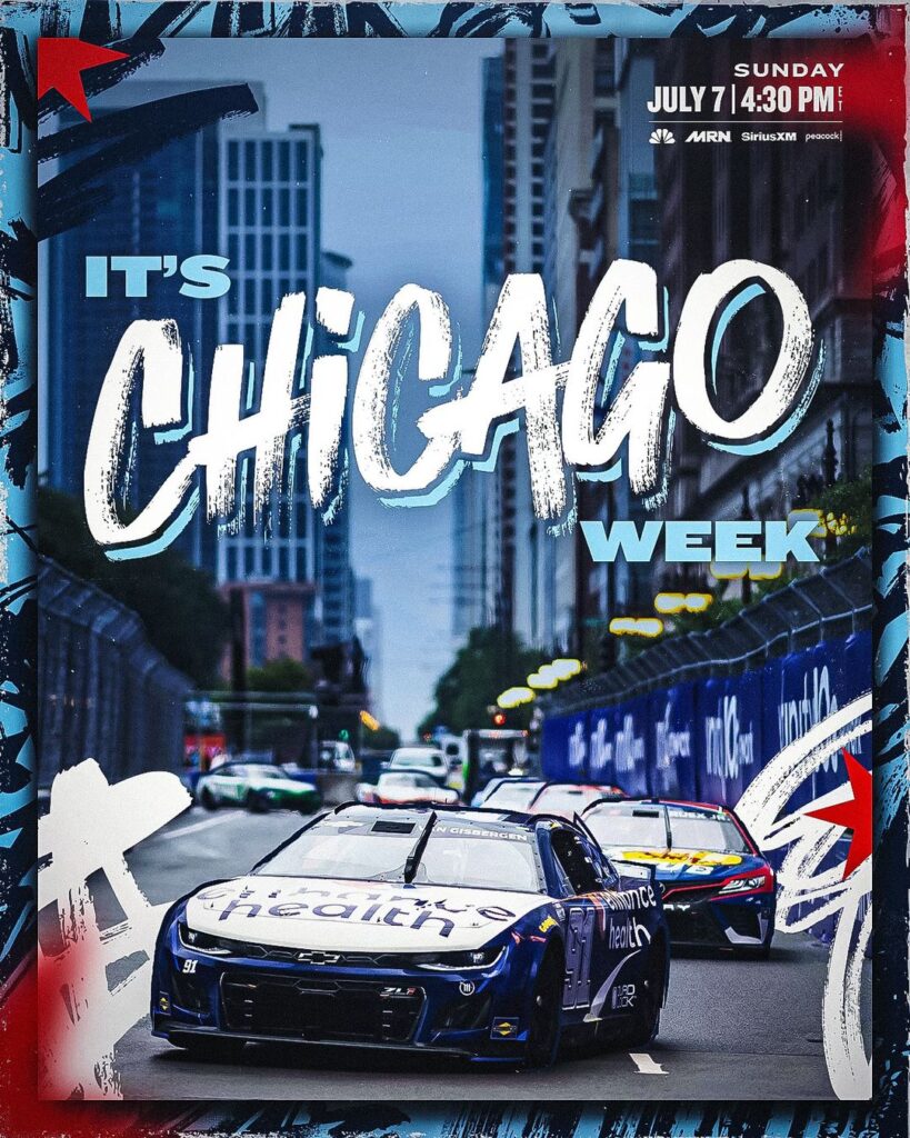 Cierres de Calles por la NASCAR Chicago Street Race 2024